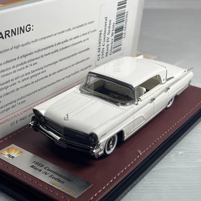 1/43 Stamp GLM GLM102901 1959 Liconln Continental Mark IV Sedan Glacier White - Image 1 of 2