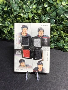 2024/25 UD Ultimate Collection Quad Materials /149 Aho/Burns/Slavin/Jarvis 🔥🌀 - Bild 1 von 2