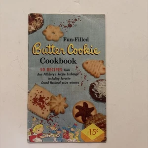 Vintage 50's Pillsbury's Fun-Filled Butter Cookie Cookbook Recipe Book- - Foto 1 di 5