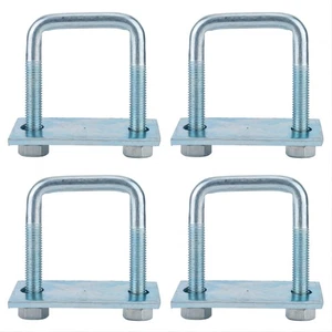 4 Stück Blattfederklemme-Set, 2-5/8 Zoll Breite x 3-3/4 lange Blattfederklemme... - Bild 1 von 7