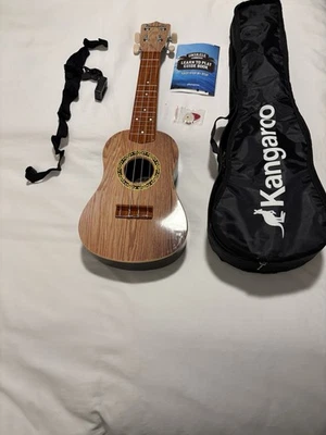KANGAROO UKULELE ~  22.5" Beginner To Advanced With Carry Case & Tuner ~ NEW - Image 1 of 4