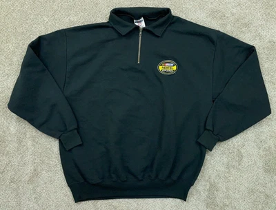 NASCAR Suéter Para Hombre Extra Grande Negro Nextel Cup Series 1/4 Cremallera Sudadera De Colección Foto 1 de 4