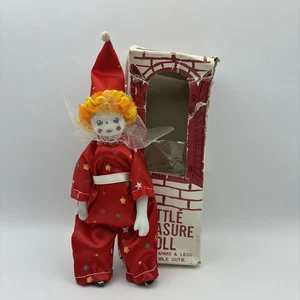 Antique Porcelian Little Treasure Doll Clown  “Collectible Cutie” - Picture 1 of 9