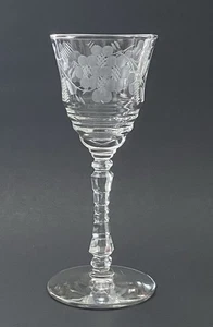 6er Set Libbey Rock Sharpe #3005-6 Weingläser Schliffblume Cluster - Bild 1 von 6