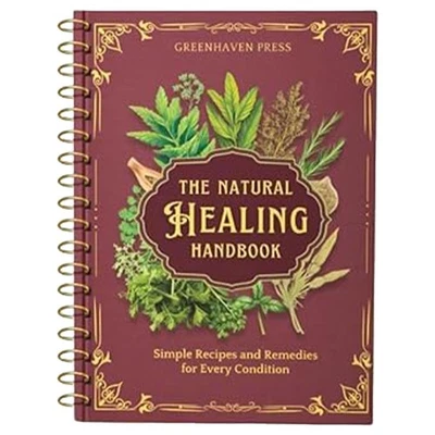 The Natural Healing Handbook,Spiral-Bound Guide For Herbal Remedies And Natural! - Image 1 of 4
