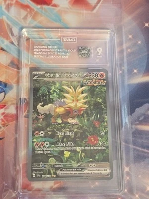 Gouging Fire ex 204/162 Sv05: Temporal Forces Holo TAG 9 - Image 1 of 2