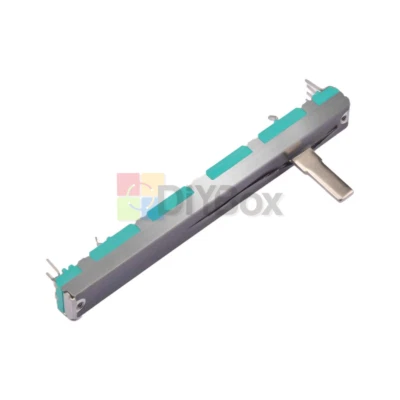 5PCS 75mm Behringer Mixer Fader B10K Dual Double Straight Slide Potentiometer - Image 1 of 4