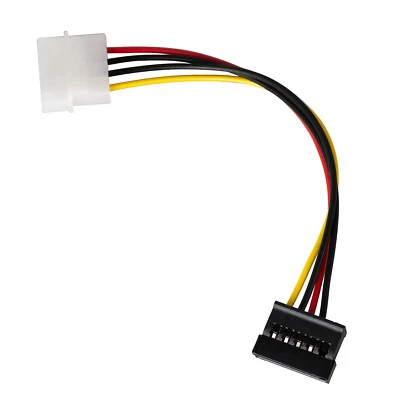 SATA Power to IDE 4 Pin Cable Desktop DVD CD Hard Drive 12V Cord Molex Connector - Image 1 of 4