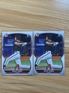 Papel Bowman Druw Jones 1st Bowman 2023 - Lote x2 - Imagen 1 de 2