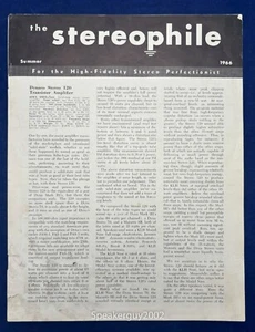Original The Stereophile - Verano 1966 / Dynaco ST120 y PAT-4 - Imagen 1 de 1