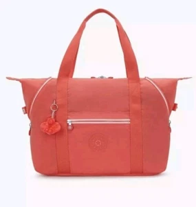 Kipling Art M Almost Coral Multi Use Medium Tote With Trolley Sleeve Rrp£107 - Picture 1 of 8