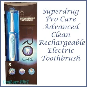 Superdrug Advance Rechargeable Toothbrush with 3 features NEW - Picture 1 of 12