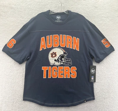 Camisa Auburn Tigers Mediana Para Hombre Azul '47 Nueva Camiseta de Fútbol Estilo NCAA College Foto 1 de 4