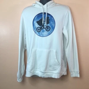 Old Navy White E.T. Extra Terrestrial Double Sided Hoodie Sweatshirt Men XL - Picture 1 of 6
