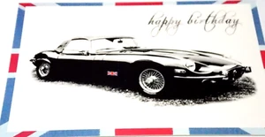 Happy Birthday Card. Jaguar Car Theme (T1). Cards For You Range. - Picture 1 of 3