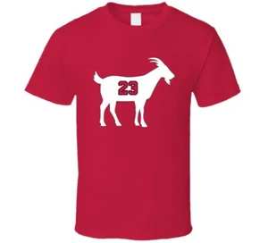 Michael Jordan 23 Goat Basketball Fan T Shirt - Picture 1 of 1
