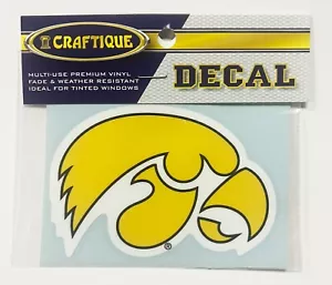 University of Iowa Hawkeyes HAWKEYE Logo Vinyl Decal #1 Car Window Sticker - Bild 1 von 1
