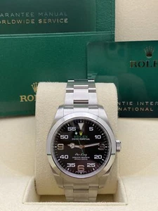 Rolex Air King 116900 40mm Watch Black Dial Automatic Watch B&P 2021 - Picture 1 of 8