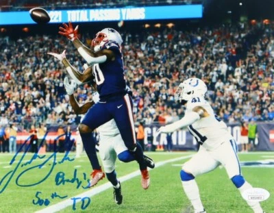 Foto firmada e inscrita de Josh Gordon de Brady 500 TD 8X10 testigo de JSA Foto 1 de 2