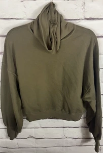 NWOT Agolde Women's Size S Green Long Sleeve Mock Neck Sweater Shirt (READ) - Picture 1 of 7