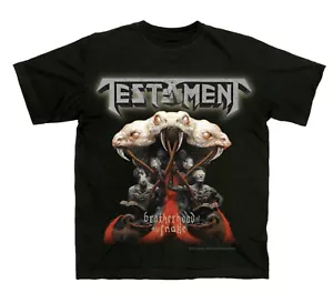 CAMISETA TESTAMENT cd cvr BROTHERHOOD OF THE SNAKE Oficial MED Nuevo pedido legado - Imagen 1 de 2