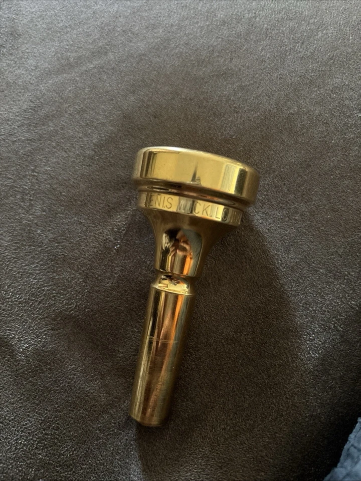 Denis Wick 6BL Large Shank Euphonium & Baritone Mouthpiece Gold Plated FREE SHIP - Image 1 of 4