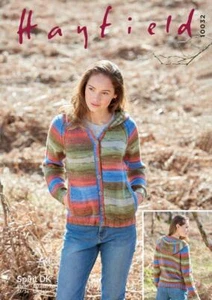 Sirdar Knitting Pattern - Hayfield Spirit DK, Hooded Cardigan 10032 - Picture 1 of 1