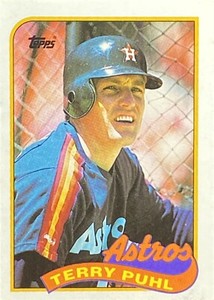 1989 Topps #119 Terry Puhl Houston Astros Baseball Card