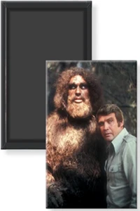 Six Million Dollar Man Steve Austin Big Foot Sasquatch Lee Fridge Magnet 2 x 3 - Picture 1 of 3