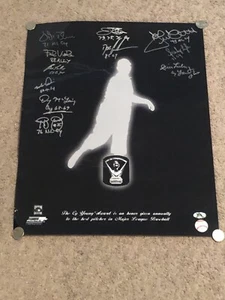 CY YOUNG AWARD WINNERS SIGNED AUTOGRAPHED 16X20 PHOTO  MAB CELEBRITY CERTIFIED - Picture 1 of 5