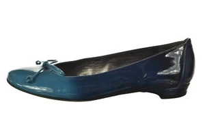 Stuart Weitzman Womens Shoes Size 5 M Blue Ombre Ballet Flats Patent Leather - Picture 1 of 6