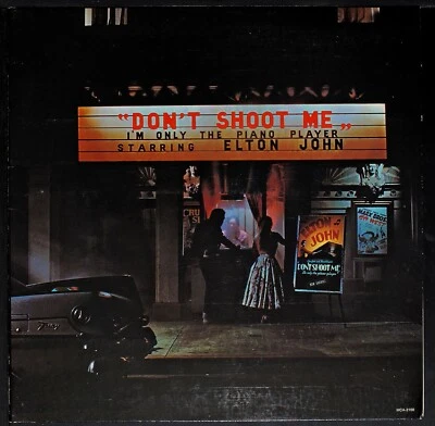 Elton John - Don't Shoot Me, I'm Only The Piano Player (b/let) LP [NHA4-036] USA - Image 1 of 4