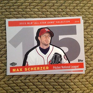 Max Scherzer Nationals # Ed / 49 2015 Topps 5x7 MLB All Star Spiel Auswahl - Bild 1 von 1