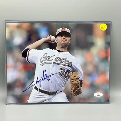 Chris Tillman Signed 8.5x11 Photo Autograph JSA Baltimore Orioles - Image 1 of 2