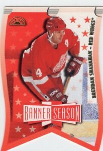 Brendan Shanahan Banner Season 1997 Leaf 3068/3500 6 of 24 Detroit Red Wings