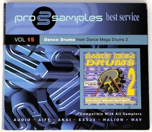 Best Service Pro Samples 15 Dance Drums Sample/Sound Library/Sampling Double CD - Picture 1 of 6