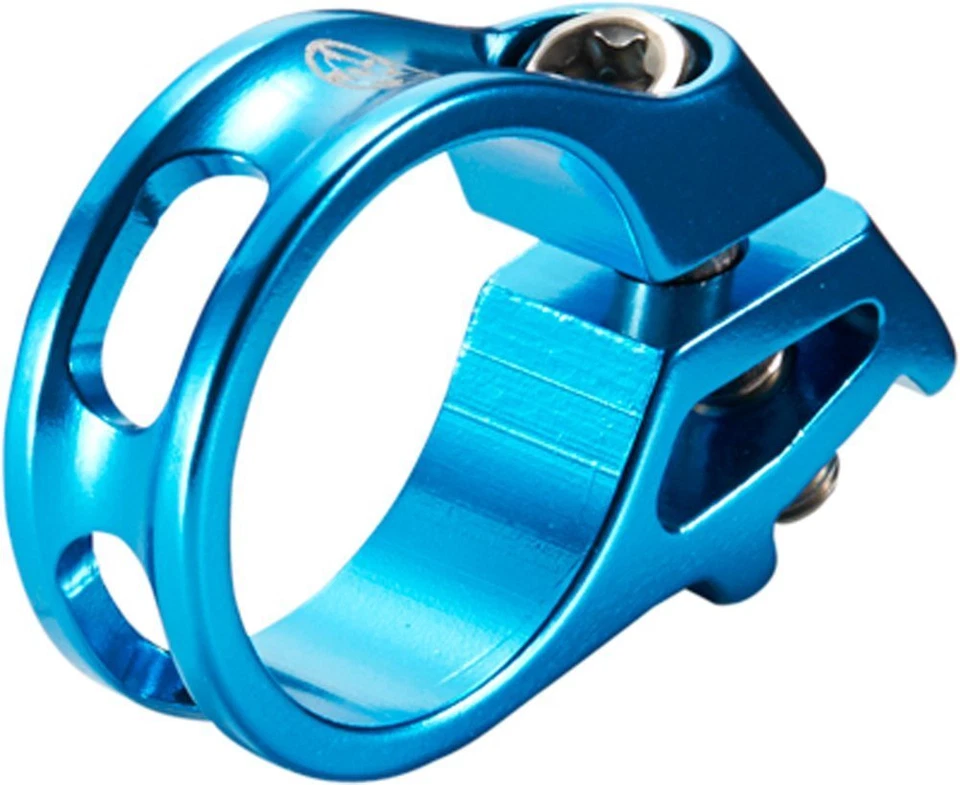 Reverse Sram Fahrrad MTB Schalthebel Klemmschelle Trigger Befestigung Hell blau - Bild 1 von 1
