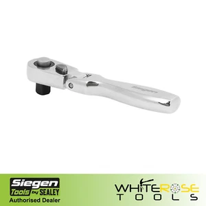 Llave de cabeza flexible Sealey micro trinquete 1/4"Sq Drive Siegen herramienta de mano - Imagen 1 de 9
