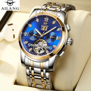 AILANG Men's Watch Multi-function Business Automatic Mechanical Wristwatches - Picture 1 of 24