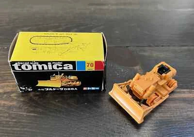 TOMICA 70 - BULLDOZER KOMATSU D65A [NARANJA] Sin pistas con caja Foto 1 de 4