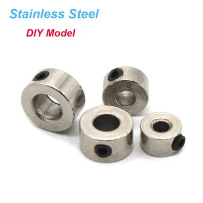 Stainless Steel Metal Shaft Collar Clamp Bore 1.55-5mm Wheel Lock Bushing Model - Image 1 of 4