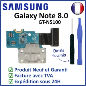 NAPPE CONNECTEUR DE CHARGE DOCK USB SAMSUNG GALAXY NOTE 8.0 N5100 N5110 + OUTILS - Imagen 1 de 4