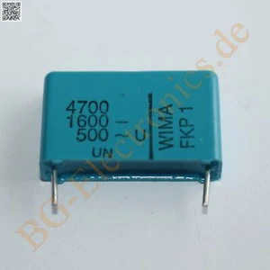 20 x 4700pF 4.700nF  1600V FKP-1 RM22,5 Folien Kondensator Capaci WIMA  20pcs - Picture 1 of 1