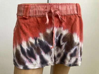 Pantalones Cortos de Terry Francés Young Fabulous & Broke Tie Dye con Bolsillos Cintura Elástica Talla M Foto 1 de 4