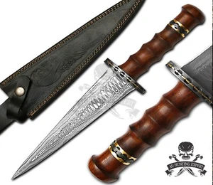 Large Hunting Knife Sharp Fixed Blade Camping Military Outdoor Survival - Picture 1 of 6