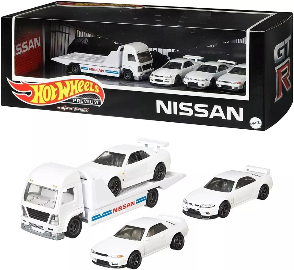 Hot Wheels Premium Nissan GT-R Garage Box Set R32 R33 R34 - Japanese Import MIB - Image 1 of 4