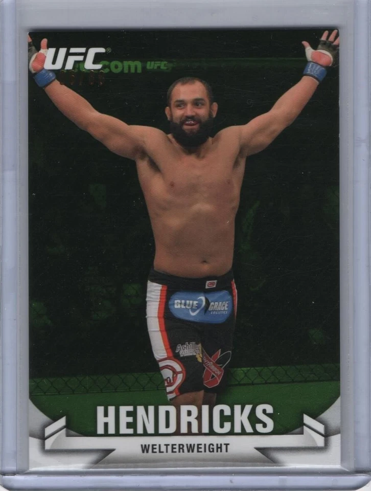 2013 Topps UFC Knockout Green Parallel #90 Johny Hendricks 6/88 - Image 1 of 1
