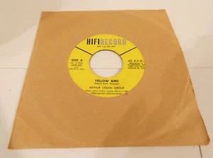 YELLOW BIRD & HAVAH NAGILAH ARTHUR LYMAN GROUP HIFI RECORD 45 RPM - Picture 1 of 4