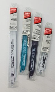 Makita Reciprocating Saw Blades Lot of 4 Variety See Description for Details - Picture 1 of 11