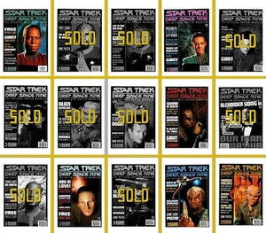 STAR TREK: DEEP SPACE NINE The Official Poster Magazine, #0 to #14 - Picture 1 of 43